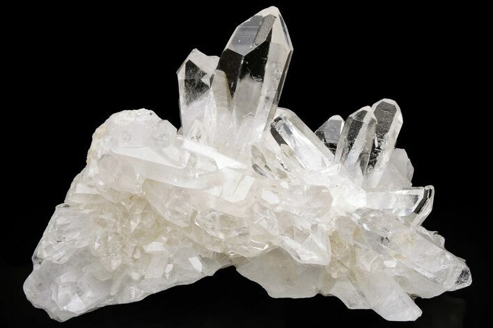 Clear Quartz Crystal Cluster - Brazil #229556